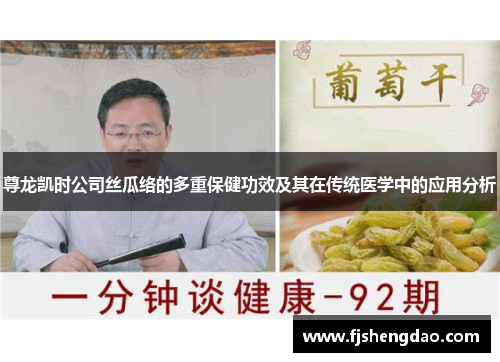 尊龙凯时公司丝瓜络的多重保健功效及其在传统医学中的应用分析